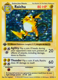 Raichu #14 · Base · Rare Holo (NM)