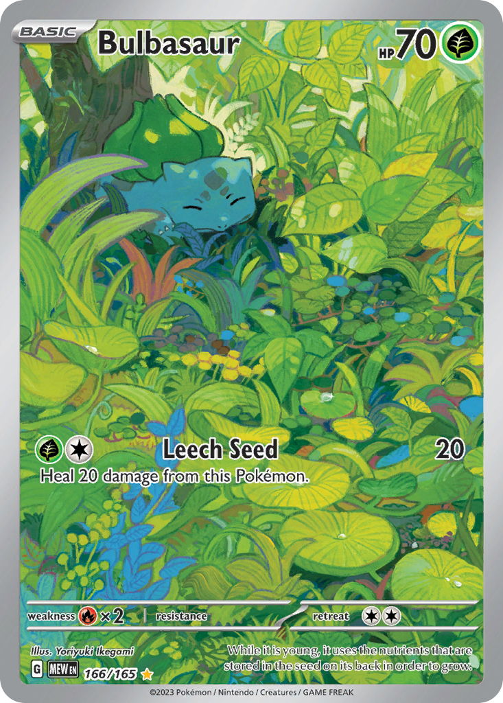 Bulbasaur #166 · 151 · Illustration Rare (NM)