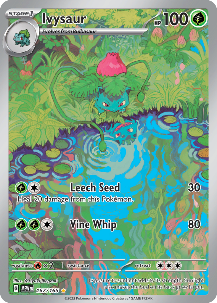 Ivysaur #167 · 151 · Illustration Rare (NM)