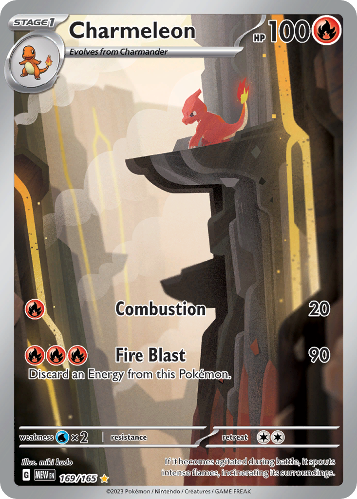 Charmeleon #169 · 151 · Illustration Rare (NM)