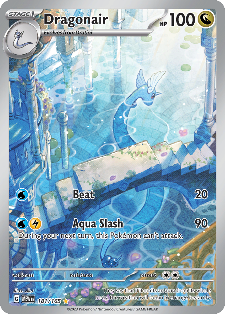 Dragonair #181 · 151 · Illustration Rare (NM)