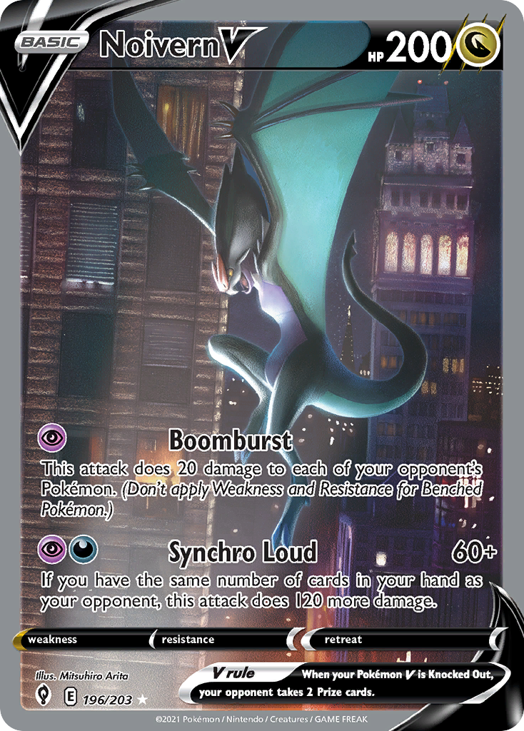 Noivern V #196 · Evolving Skies · Rare Ultra (NM)