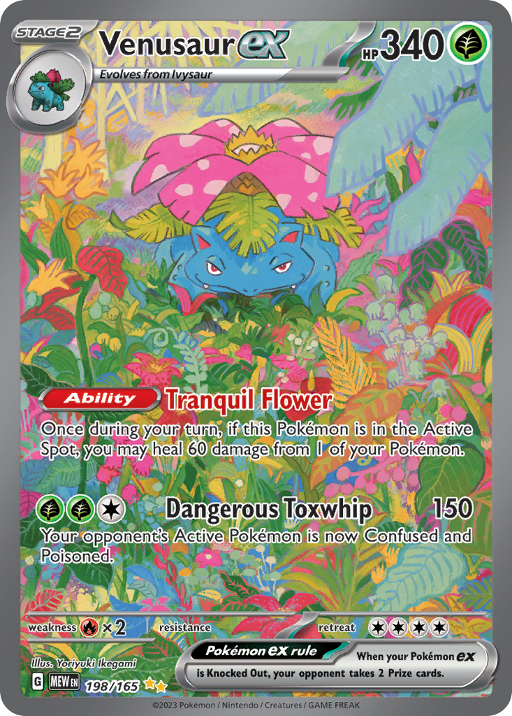 Venusaur ex #198 · 151 · Special Illustration Rare (NM)