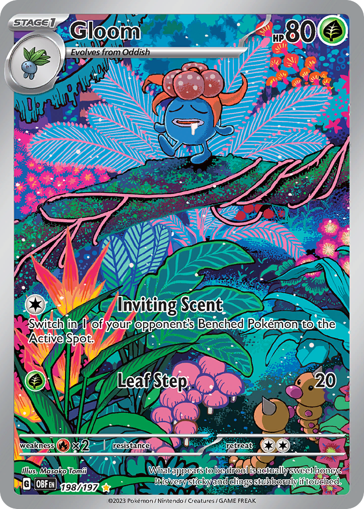Gloom #198 · Obsidian Flames · Illustration Rare (NM)