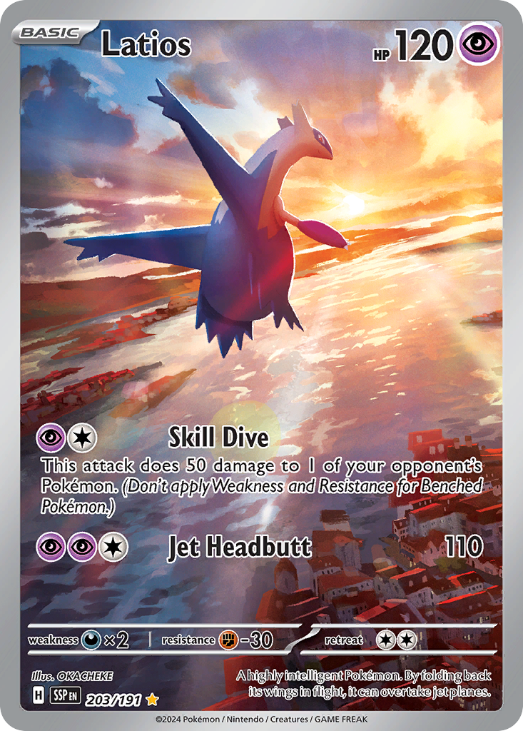 Latios #203 · Surging Sparks · Illustration Rare (NM)