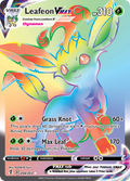Leafeon VMAX #204 · Evolving Skies · Rare Rainbow (NM)