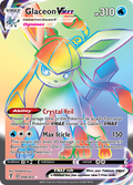 Glaceon VMAX #208 · Evolving Skies · Rare Rainbow (NM)