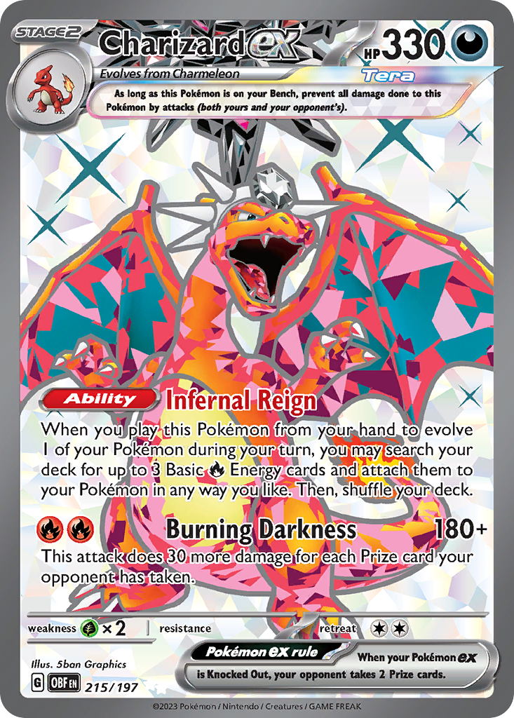 Charizard ex #215 · Obsidian Flames · Ultra Rare (NM)