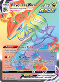 Rayquaza VMAX #217 · Evolving Skies · Rare Rainbow (NM)