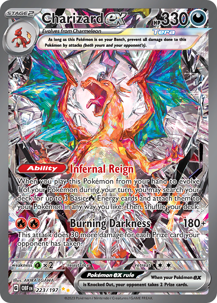 Charizard ex #223 · Obsidian Flames · PSA 10