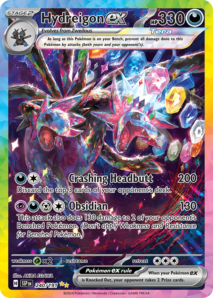 Hydreigon ex #240 · Surging Sparks · Special Illustration Rare (NM)