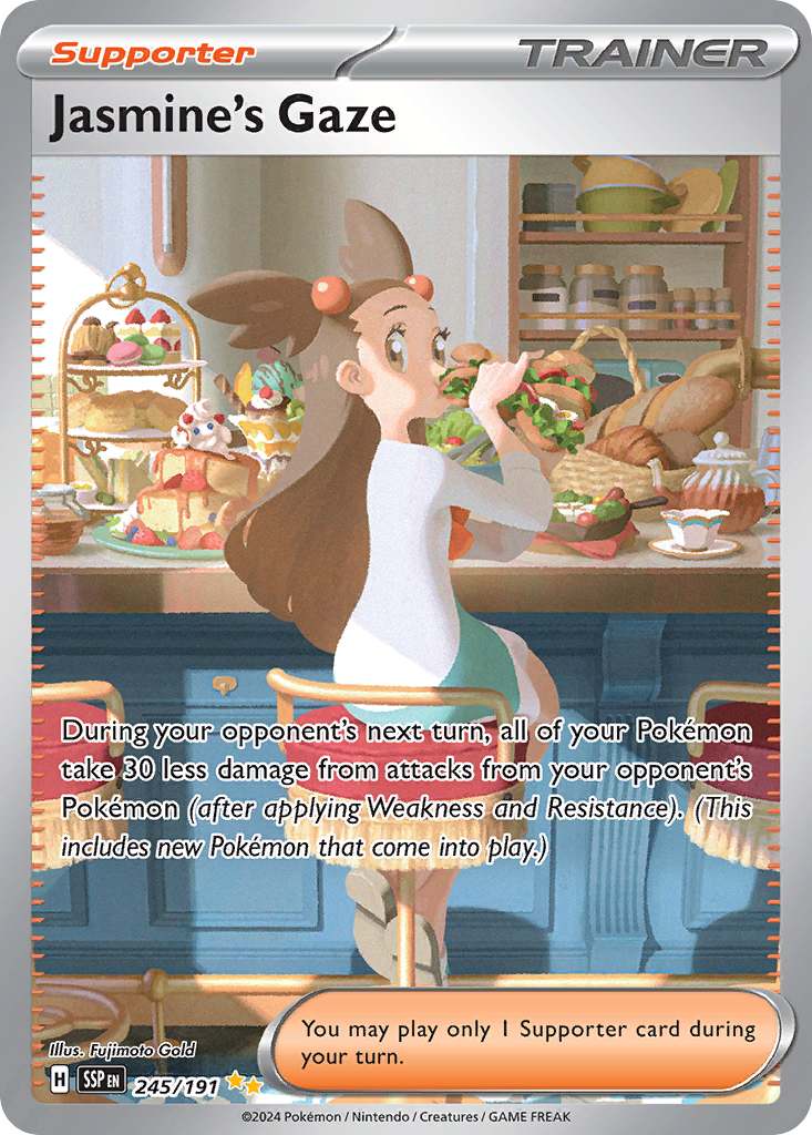 Jasmine's Gaze #245 · Surging Sparks · Special Illustration Rare (NM)