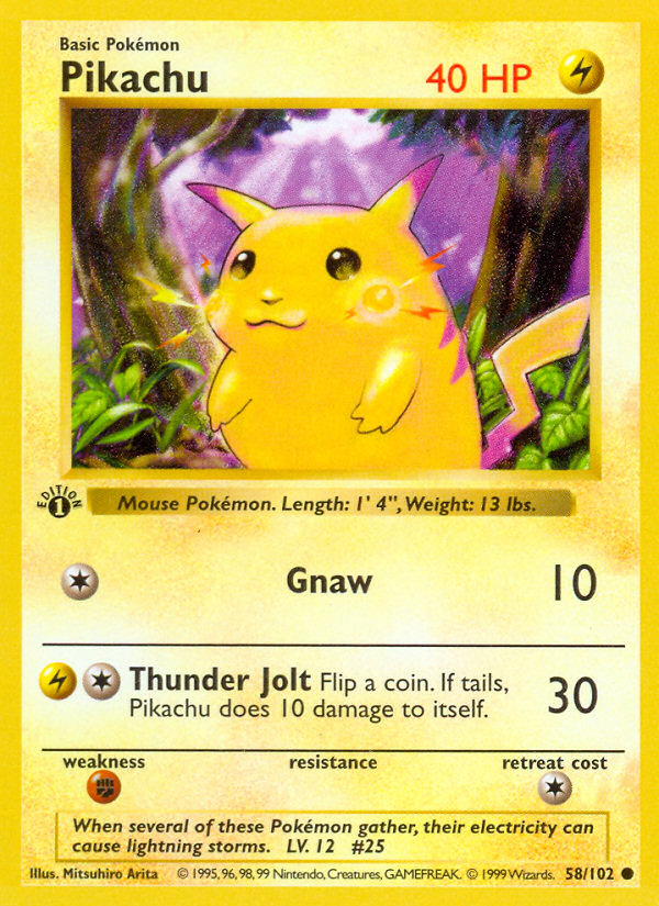 Pikachu #58 · Base Set (NM)