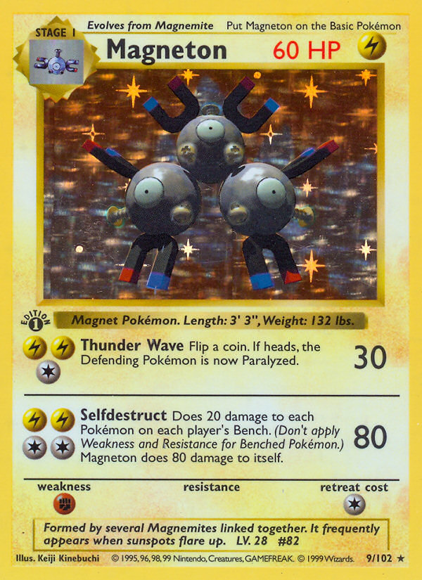 Magneton #9 · Base · Rare Holo (NM)